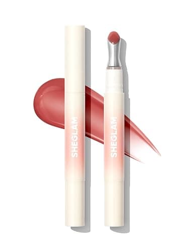 SHEGLAM Hydrating Lip Gloss Cruelty-Free Plumping Peptides-Rosé Veil - Rosé Veil - Image 1