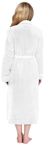 NY Threads Premium Womens Robe, Plush Fleece Long Bath Robe for Women, Fluffy Soft Women's Bathrobe thumbnail 2