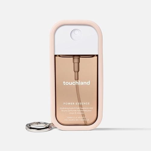 Touchland Body Mist Silicone Case with Keyring, 2 FL OZ - Rosy White thumbnail 8