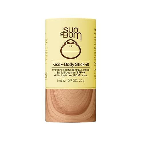 Sun Bum Original SPF 40 Cooling Face and Body Sunscreen Stick - Water resistant Broad Spectrum Facial Sunscreen - Hawaii 104 Act Compliant (Made Without Octinoxate & Oxybenzone) - Travel Size - 0.7 oz - Image 1