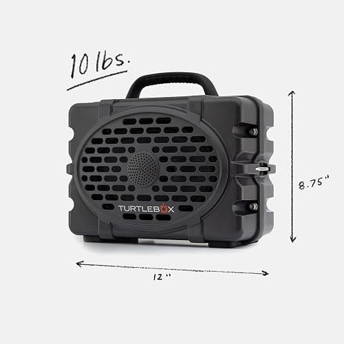Turtlebox Original Gen 3: Portable Outdoor Bluetooth Speaker – Ultra-Loud (120dB), Waterproof (IP67), Rugged, Impact-Resistant, 3-Day Battery | Party Mode: Unlimited Pairing Stereo, Gray/Pink thumbnail 2
