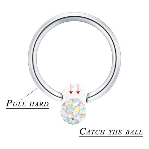 Mayhoop 16g Cartilage Earrings - Men Women Surgical Stainless Steel Tragus Piercing Jewelry Stud Hoop Forward Helix Rook Daith Conch Earrings thumbnail 2