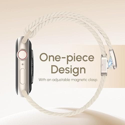 Braided Stretchy Band Compatible with Apple Watch Bands 38mm 40mm 41mm 42mm 44mm 45mm 46mm 49mm Women Men, Soft Nylon Sport Elastic Strap for iWatch Band Series 11 10 SE 9 8 7 6 5 4 Ultra 3 2 1 thumbnail 2