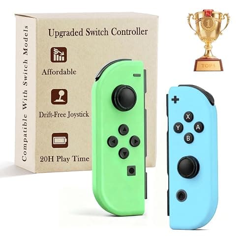 AROEVEIB for Nintendo Switch Controller, Switch Wireless Controller with/Dual Vibration/Motion/Wake-up/Screenshot - Image 1