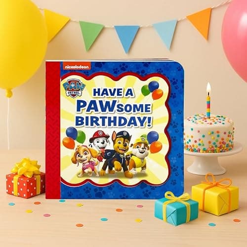 Paw Patrol Happy Pawsome Birthday; Greeting Card Board Book with Personalization Flap, Gifts for Birthdays (Little Bird Greetings) thumbnail 11