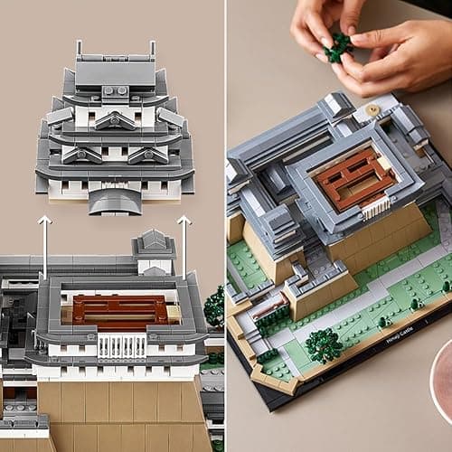 QYEHF Architecture Castillo de Himeji, construye y exhibe Este Modelo Coleccionable para Adultos, Regalo Divertido para los Amantes de Japón, Famosos thumbnail 4