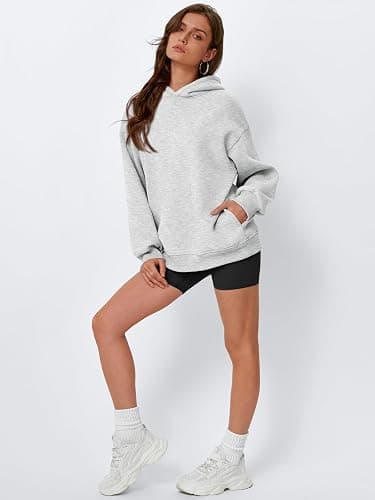 EFAN Womens Oversized Hoodies Fleece Hooded Sweatshirts Fall Fashion Outfits 2025 Cute Clothes with Pockets thumbnail 5