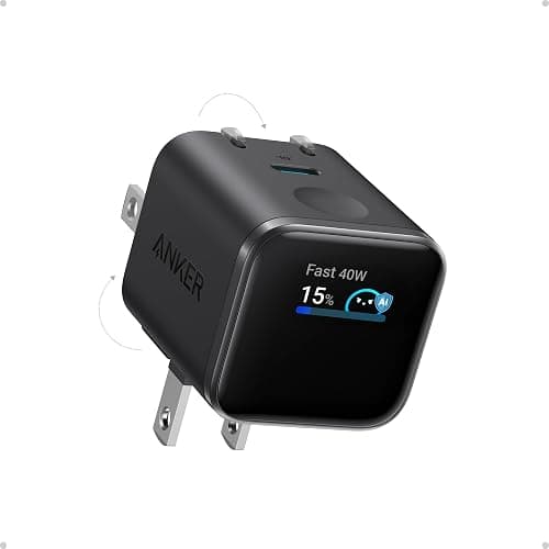 Anker Smart Display Charger,Anker Nano 45W Max GaN Fast Charging USB C Charger Block,180° Foldable Plug,Smart Recognition,Built-in Care Mode,for iPhone17/16/15(Non-Battery,One USB-C Port,No Cable) - Image 1