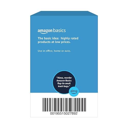 Amazon Basics 4 Gallon Trash Bags, Flap Ties, Fresh Scent, 80 Count, Pack of 1 thumbnail 6