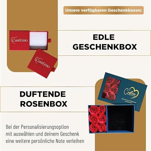 Kleeblattarmband - wasserfest I Armband Gold I Damen Armband mit Anhängern für Mutter & Tochter I für Weihnachten und andere Anlässe I Edelstahl I Größe 17-20 cm (Schwarz Gold) thumbnail 7