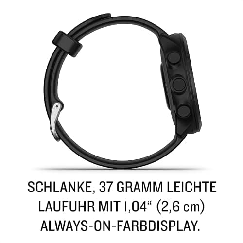Garmin Forerunner 55 GPS 42mm Running Smartwatch, Easy to use, Lightweight, Training Guidance, Safety & Tracking Features, Black thumbnail 4