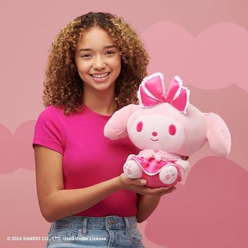 Hello Kitty and Friends - My Melody 12” Pink Monochrome Plush thumbnail 2