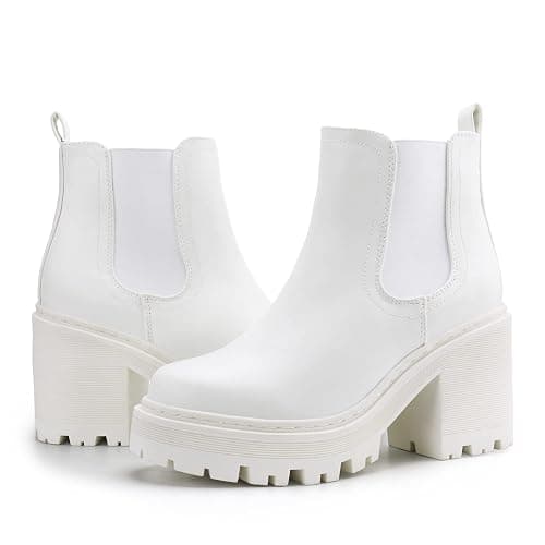 firelli Women Fashion Chelsea Boots Platform Boots Classic Ankle Booties thumbnail 4