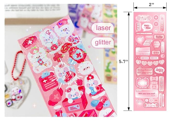 cute sticker sheets thumbnail 3