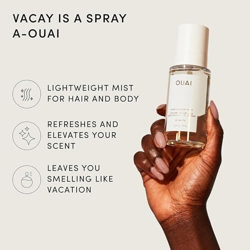 OUAI St. Barts Hair and Body Mist - Tropical-Scented Body Spray (8 oz) | Hair Perfume and Body Spray with Notes of Dragonfruit, Orange Blossom, Tuberose & Musk thumbnail 3