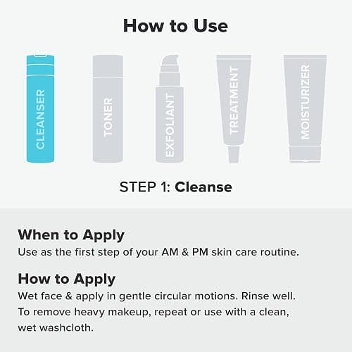 Paula's Choice CLEAR Pore Normalizing Facial Cleanser, Acne Daily Face Wash, Salicylic Acid Face Cleanser for Clogged & Enlarged Pores, Redness, Suitable for Blackhead-Prone Skin Fragrance Free thumbnail 3