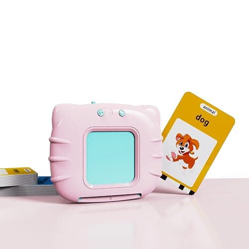 Lapare Audible Educational Toy with Music for Toddlers Age 1 2 3 4 5, 252 Sight Words Flash Cards Kindergarten Toy for Girls to Learn Alphabet Number Color Shapes and More thumbnail 2