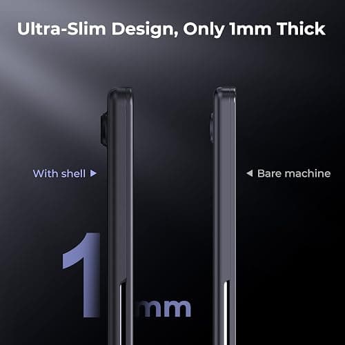 BlueSwan for MacBook Pro 16 inch Case 2025 M4 M3 M2 M1 Pro/Max 2024-2021, Compatible A3403 A3186 A2991 A2780 A2485, Matte Hard Shell Protective Cover, Space Black Clear thumbnail 6