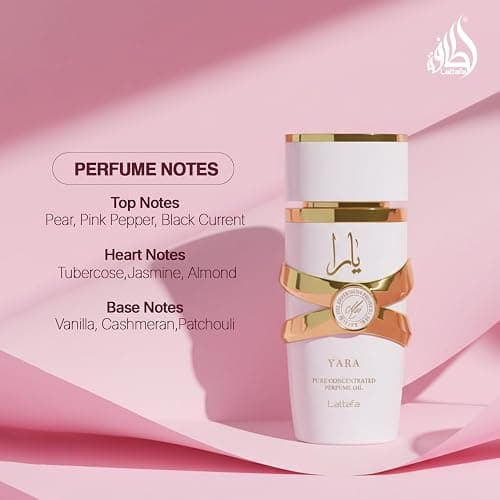 Lattafa Yara Moi – Fruity, Floral, Sweet, Woody – Pure Concentrated Perfume Oil Long-Lasting Fragrance for Women, 0.67 Ounce / 20 ml thumbnail 3