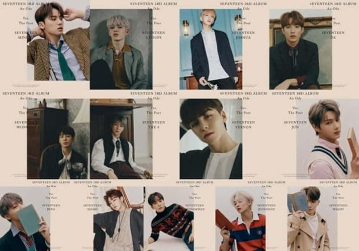 Seventeen An Ode 3rd Regular Album Version.5 Real-Black 104p PhotoBook+8p Mini Book+4p PhotoCard+Tracking thumbnail 9