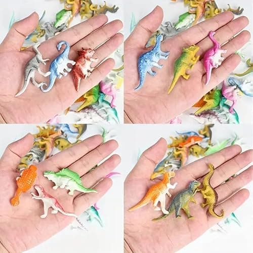16PCS Dinosaur Toy Set – Realistic Mini Dino Figures for Kids | Educational Dinosaur Toys for Boys & Girls | Party Favors, Cake Toppers, Birthday Gift, Stocking Stuffers (Plastic, Ages 3+) thumbnail 5