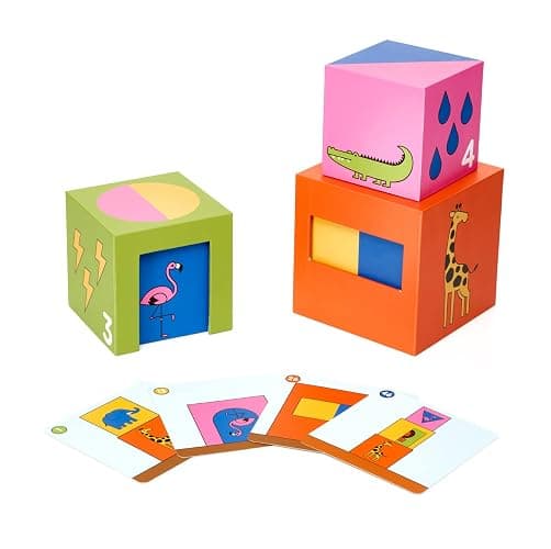 SmartGames Peek-A-Zoo Learning Game with 48 Challenges – Educational Stacking Puzzle Toy for Ages 2+ thumbnail 4