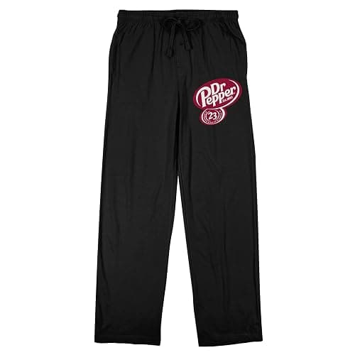 Bioworld Dr Pepper Logo Adult Maroon T-Shirt and Black Sleep Pajama Pant Set thumbnail 5
