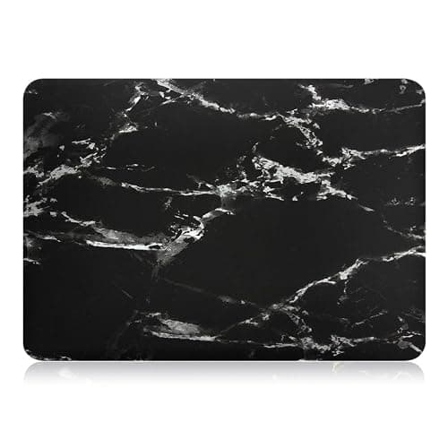 UESWILL Marble Pattern Hard Shell Case Cover Compatible with 2010-2017 Release MacBook Air 13 inch Model A1466 / A1369 (No Touch ID), (Black/White) thumbnail 4