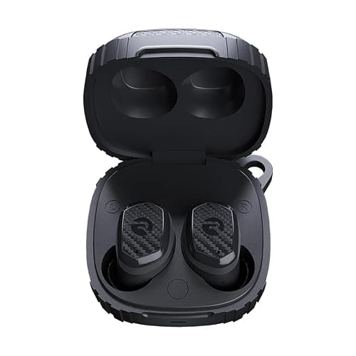 Raycon Impact Earbuds Military-Grade Impact Resistant, IP67 Bluetooth Earbuds with Stereo Sound, 90 Hours of Battery Life, Active Noise Cancellation (Black) - Image 1