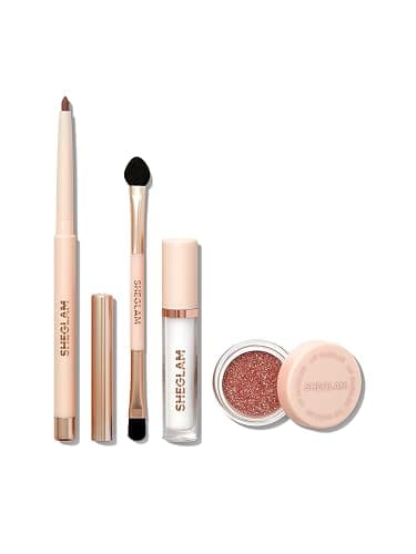 SHEGLAM Lip Dazzler Glitter Kit Long-Lasting Glitter Lip Gloss Sexy Super Stay Non-Sticky Shiny Liquid Kit Lipstick Y2K-Center Stage - Image 1