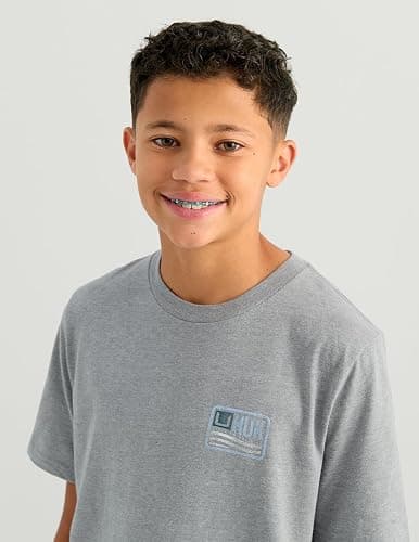 HUK Kids' Short Sleeve Performance Tee, Fishing T-Shirt for Kids thumbnail 3