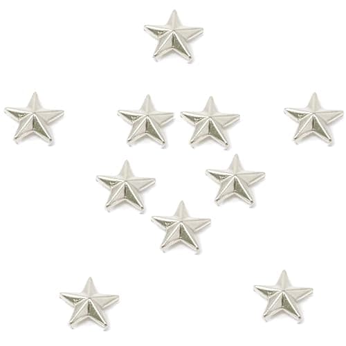 Honbay 100PCS 15mm Nailheads Star Punk Rivets DIY Metal Studs for Purse Handbag Backpack Jeans Jacket Clothes Belt Collars Shoes Hats (Silver) thumbnail 2