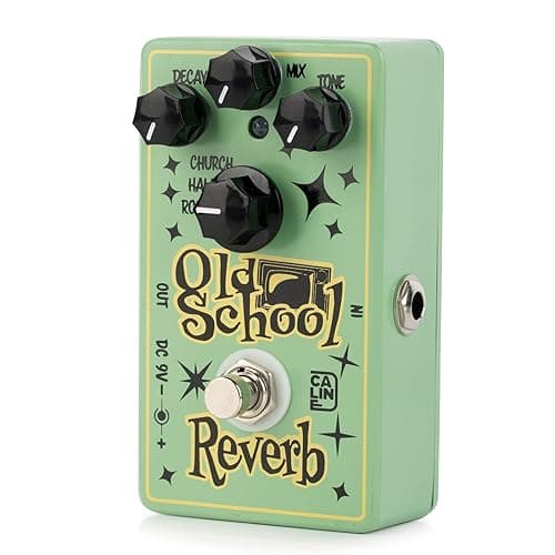 Caline CP-512 Old School Digital Reverb Guitar Effects Pedal (Room, Hall, Church) Aluminum Alloy Casing thumbnail 3