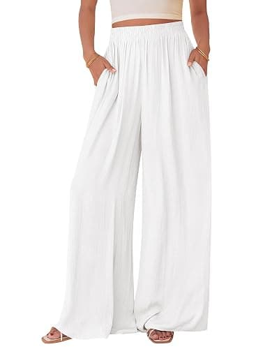 BTFBM Wide Leg Pants Woman Spring 2026 Pockets Loose Flowy Trousers Lounge Palazzo Pant Beach Vacation Clothes - Image 1