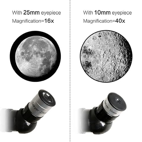 Gskyer Telescope, 70mm Aperture 400mm AZ Mount Astronomical Refracting Telescope for Kids Beginners - Travel Telescope with Carry Bag, Phone Adapter and Wireless Remote. thumbnail 3