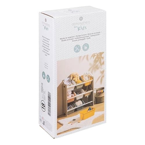 Atmosphera - Meuble Rangement Enfant iduna 60x64cm Multicolore thumbnail 3