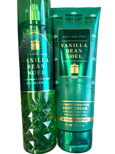 Bath & Body Works Fragrance Gift Sets (Vanilla Bean Noel Mist - Cream) Packaging Varies - Image 1