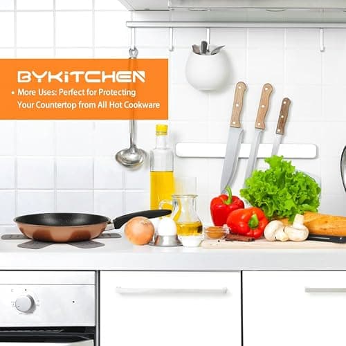 BYKITCHEN Pan and Pot Protectors, Larger & Thicker Pan Protectors with Stars, Set of 6 and 3 Different Sizes, Pot Protectors for Stacking and Protecting Your Cookware thumbnail 9
