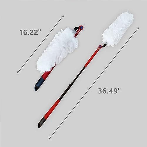 O-Cedar Flex & Catch Heavy Duty Dusting Kit with 15 Disposable Duster Refills | New & Improved Model | Extendable 3 Ft Handle with Stay-On Duster Hook | Traps 3X More Dust Than Feather Dusters thumbnail 3