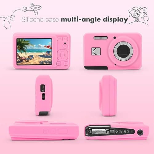 Fiorky for Kodak PIXPRO FZ55 Digital Camera Cover Soft Silicone Protective Case Lightweight Camera Sleeve Camera Accessories thumbnail 5