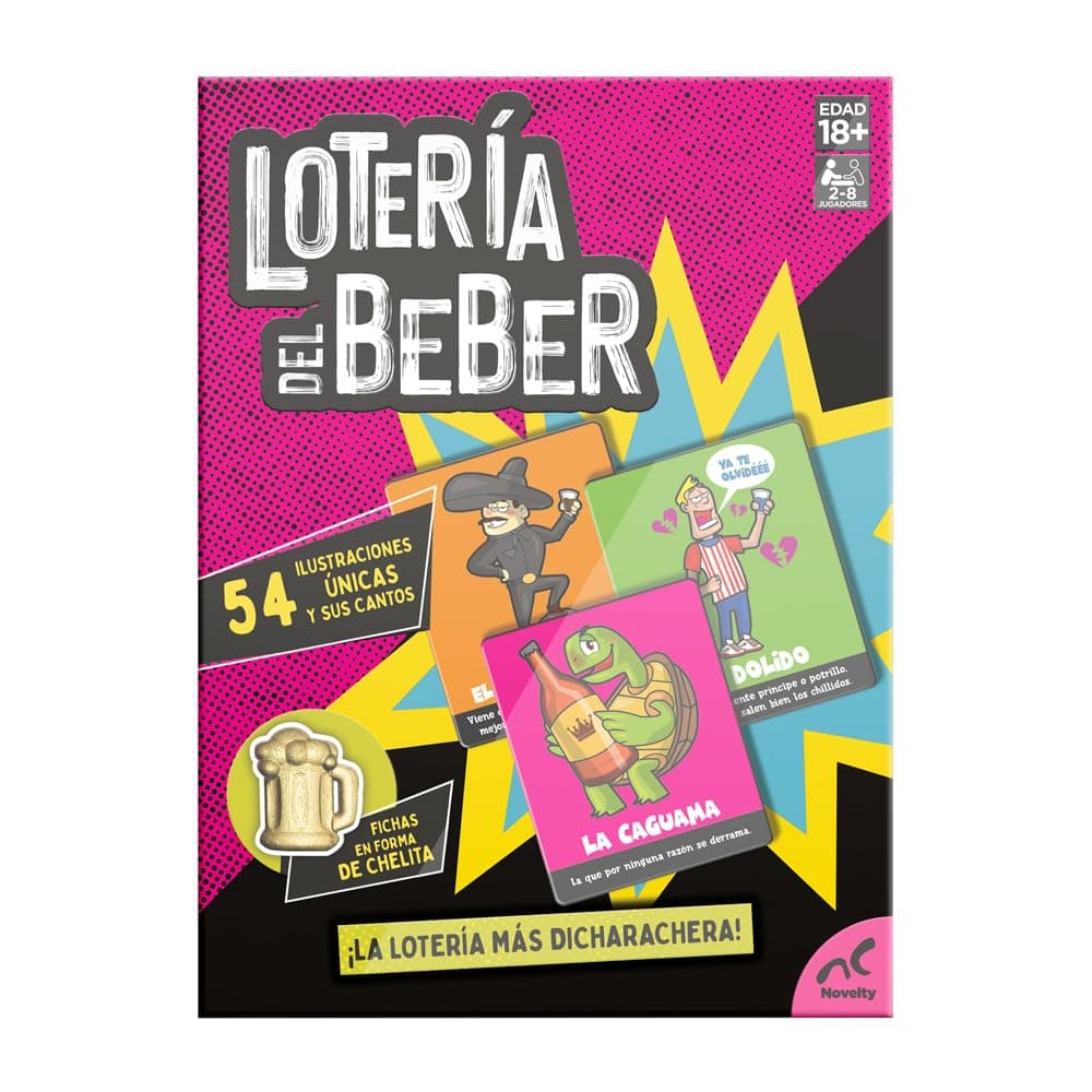 Novelty Corp - Juego De Fiesta Loteria del Beber thumbnail 4