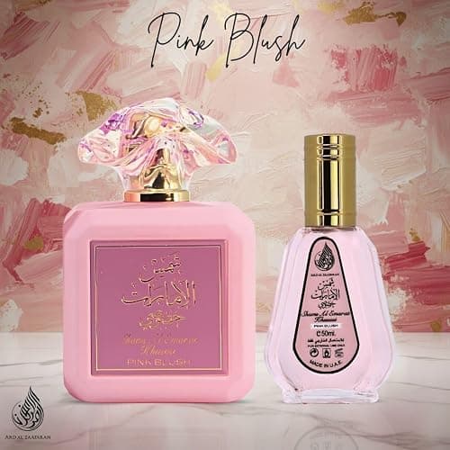 Ard al Zaafaran Pink Blush Shams Al Emarat Khususi Eau de Parfum Spray 100ml & 50ml (Bundle) thumbnail 6