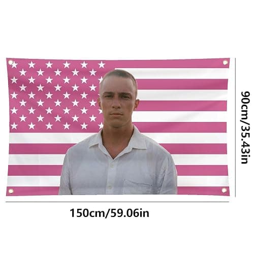 Flagge, Flagge, Rosa Amerikanische Flagge, Lustige Amerika-Flagge, Wandteppich- | Gutes Textur-Dekorationswerkzeug Für Rasen, Innenhöfe, Gärten, Terrassen Und Balkone thumbnail 2