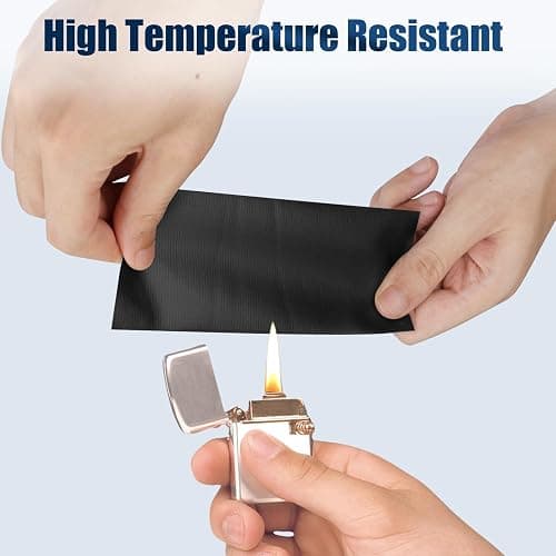 Harciety Black Duct Tape Heavy Duty, 1.88 Inch x 35 Yard Waterproof Strong Adhesive Duct Tape for Indoor Outdoor Repairs Tear by Hand, 1 Roll thumbnail 5