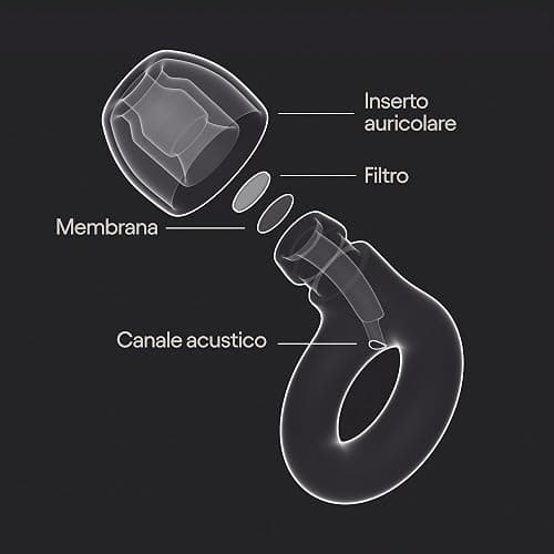 Loop Experience 2 Tappi orecchie – Protezione certificata dell’udito pensati per concerti e festival, eventi dal vivo e sportivi, musicisti e movida – Riduzione dei rumori da 17 dB (alta fedeltà) thumbnail 6