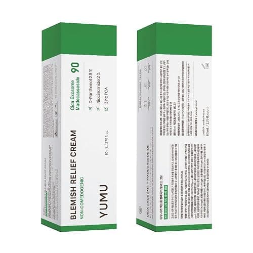 YUMU Cica Exosome Zinc Blemish Relief Cream, Face Moisturizer for Sensitive, Acne-Prone Skin, Lightweight, Breakouts, Barrier Repair, Hydration, Soothing, Oil-Free, Korean Skincare (80 ml/2.70 fl.oz.) thumbnail 9