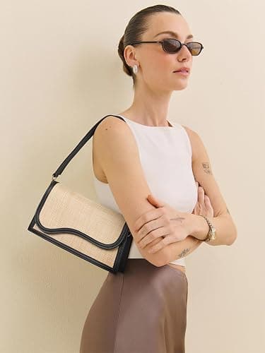 Telena Shoulder Bag for Women Vegan Leather Women's Shoulder Purses Handbags with 2 Removable Strap Crossbody Bag Purses thumbnail 8