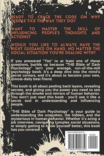 THE Bible of Dark Psychology: The Only Book You’ll Ever Need to Understand People’s Thoughts, Actions and How to Change Them. thumbnail 2