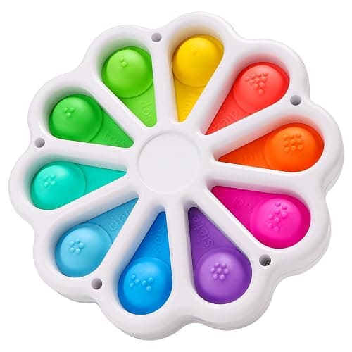 Pop Fidget Sensory Toys for Toddlers 1-3, Montessori Toys for 1 2 3 Year Old, Toddlers Push and Popping Bubbles Digits Number Learning Sensory Preschool Toy thumbnail 3