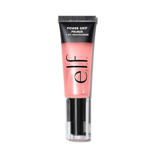 e.l.f. Power Grip Primer + 4% Niacinamide, Gel-Based & Hydrating Face Primer, Evens Skin & Brightens, Grips Makeup, Vegan & Cruelty-Free, 0.811 Fl Oz - Power Grip Primer + Niacinamide - Image 1